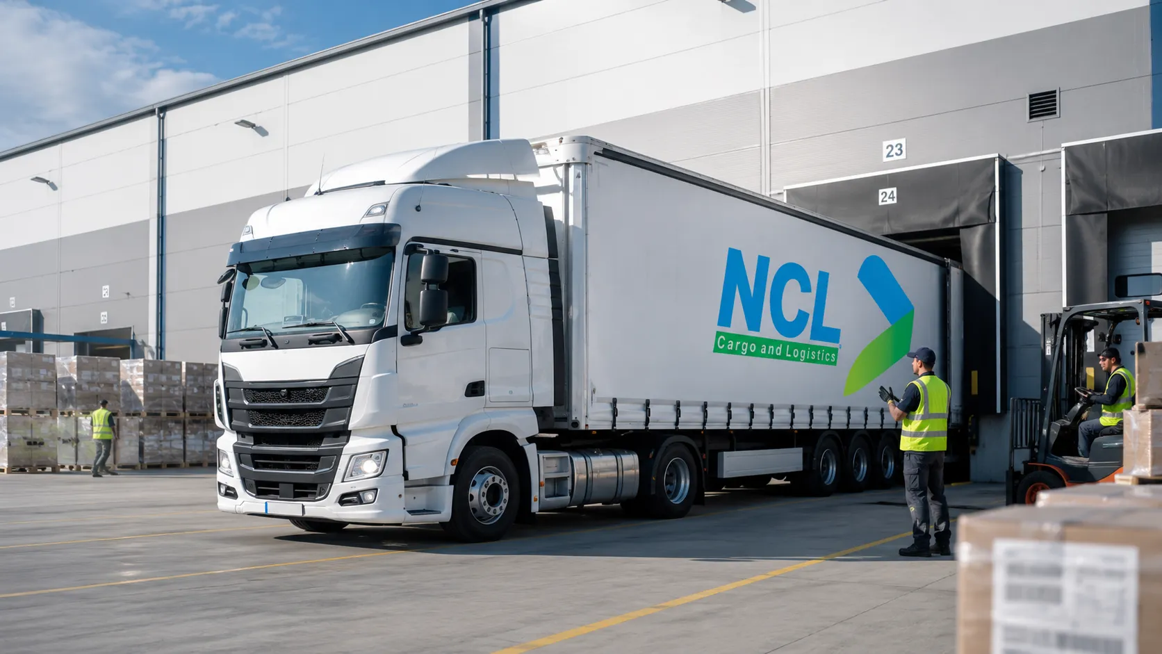 NCL Cargo warehouse and operations team